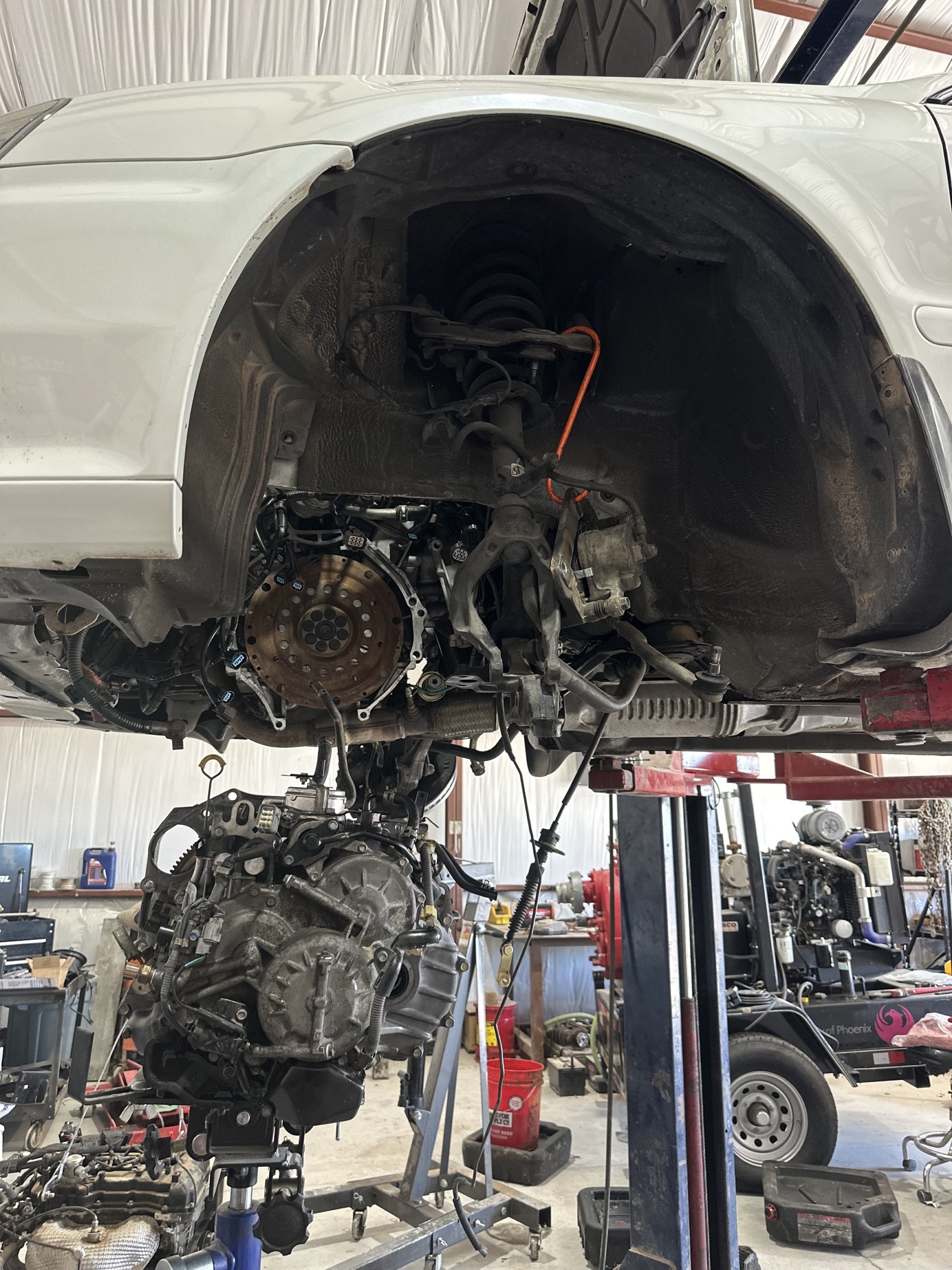 Engine/transmission work